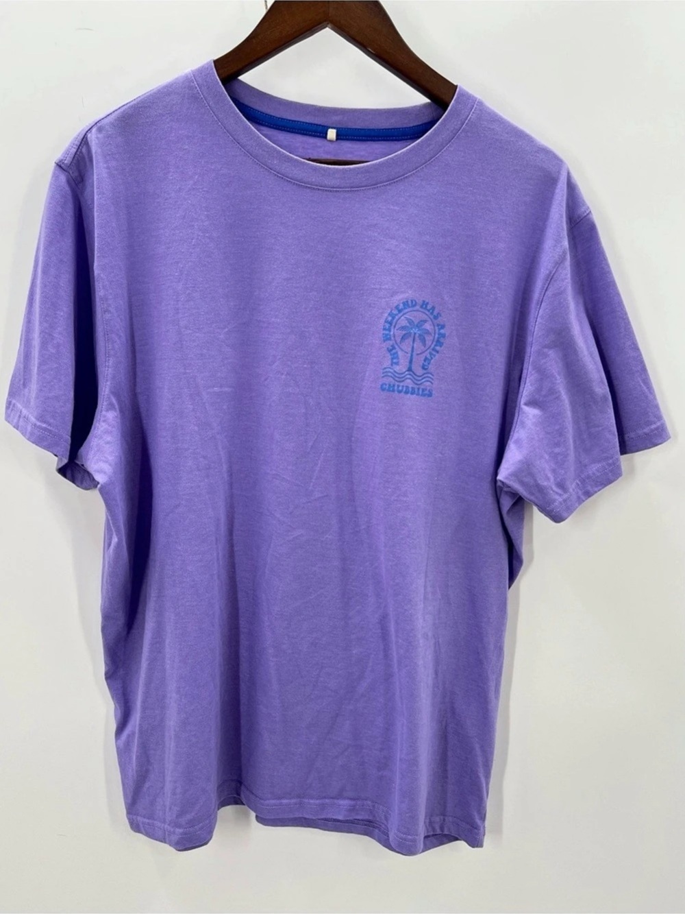 491 Chubbies The Weekend Has Arrived Graphic T-Shirt Purple XL
